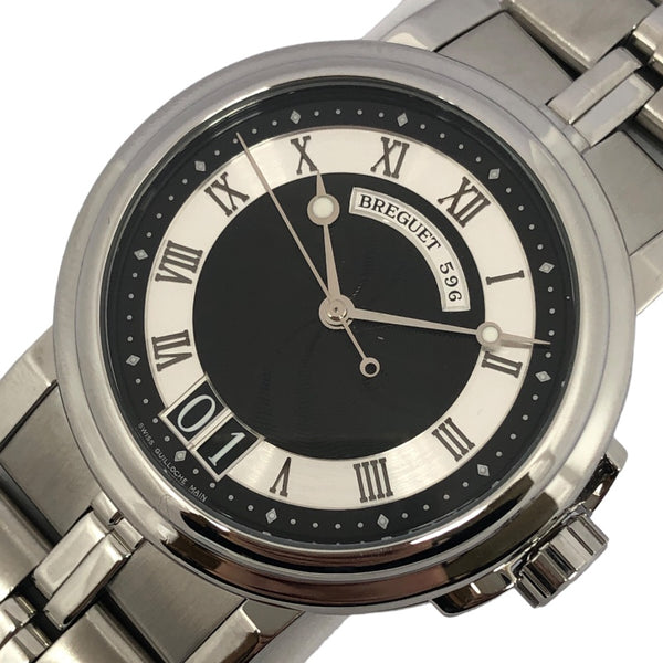 ブレゲ Breguet マリーン2 ラージデイト 5817ST/92/SV0 ブラック SS メンズ 腕時計