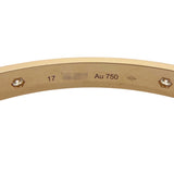 カルティエ Cartier ラブブレス 4Pダイヤ #17 K18PG/ダイヤモンド ジュエリー