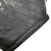 シャネル CHANEL オンザロードトートバッグ A92211 ブラック×シルバー金具 キャビアスキン レディース トートバッグ