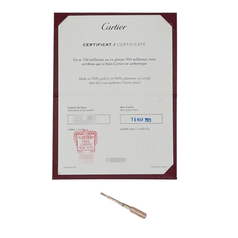 カルティエ Cartier ラブブレス 4Pダイヤ #17 K18PG/ダイヤモンド ジュエリー