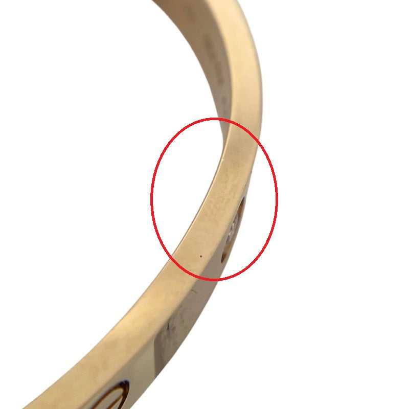 カルティエ Cartier ラブブレス 4Pダイヤ #17 K18PG/ダイヤモンド ジュエリー