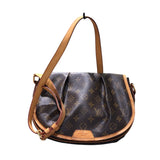 ルイ・ヴィトン LOUIS VUITTON メニルモンタンPM M40474 ブラウン モノグラムキャンバス レディース ショルダーバッグ