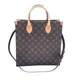 ルイ・ヴィトン LOUIS VUITTON サックプラPM M45848 ブラウン モノグラムキャンバス ユニセックス ショルダーバッグ