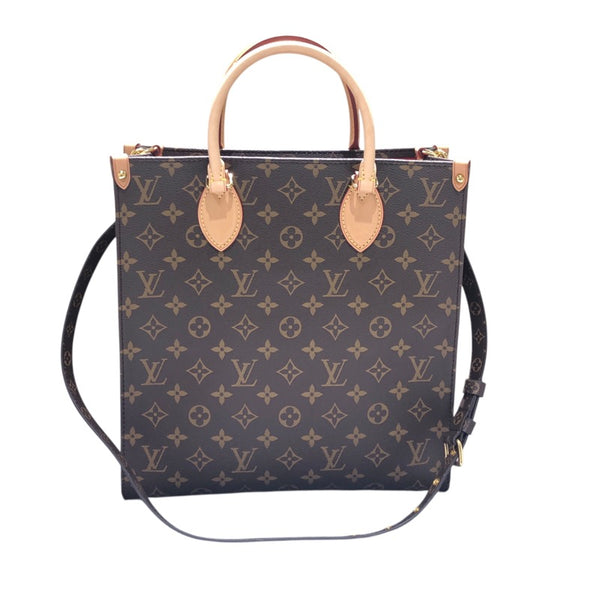 ルイ・ヴィトン LOUIS VUITTON サックプラPM M45848 ブラウン モノグラムキャンバス ユニセックス ショルダーバッグ