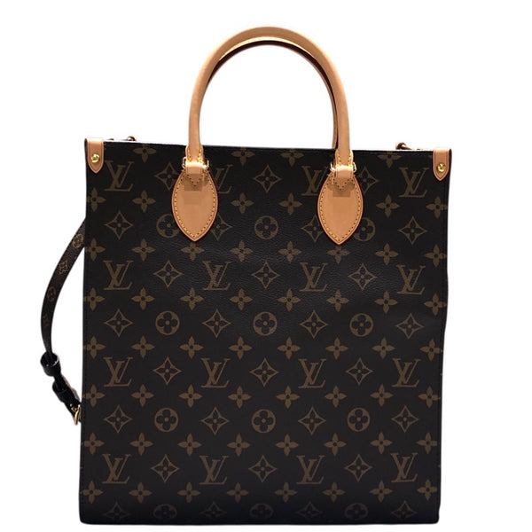 ルイ・ヴィトン LOUIS VUITTON サックプラPM M45848 ブラウン モノグラムキャンバス ユニセックス ショルダーバッグ