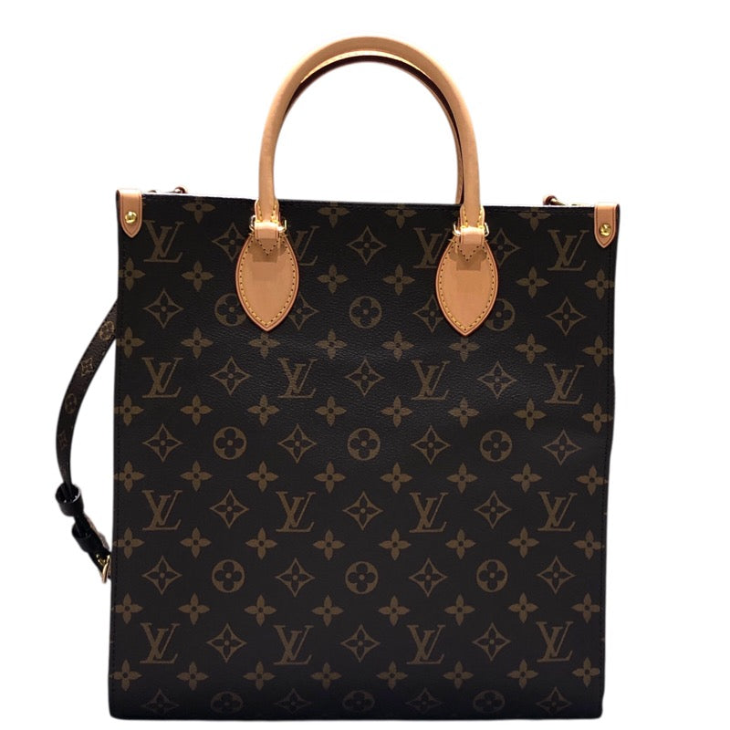 ルイ・ヴィトン LOUIS VUITTON サックプラPM M45848 ブラウン モノグラムキャンバス ユニセックス ショルダーバッグ