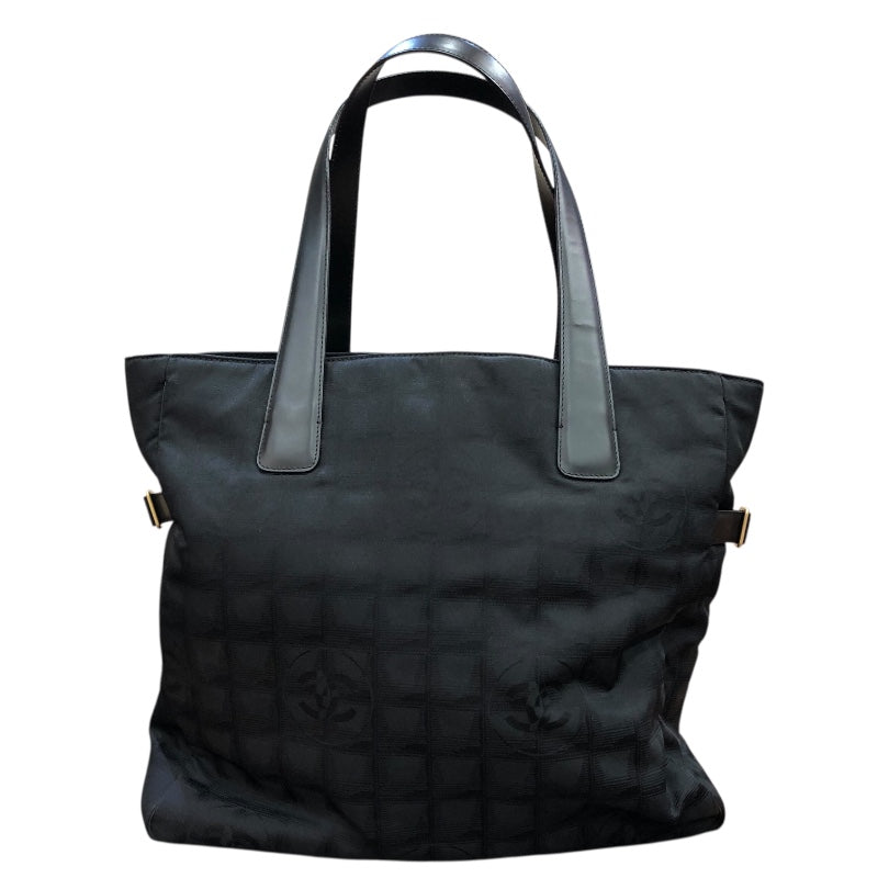 シャネル CHANEL ニュートラベルライン　トート　GM A15825 ブラック　GD金具 ナイロン・レザー ユニセックス トートバッグ