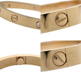 カルティエ Cartier ラブブレス 4Pダイヤ #17 K18PG/ダイヤモンド ジュエリー