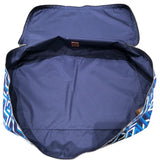 エルメス HERMES ウース・ドゥ　ヴォワヤージュMM Y刻 ブルー シルク ユニセックス ポーチ