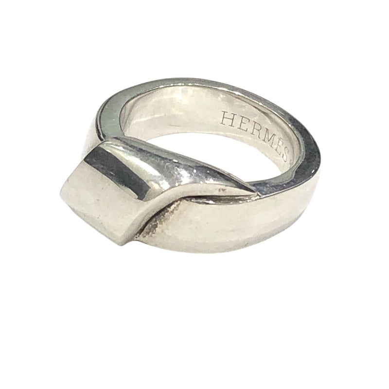 HERMES 925シルバー オーバルリング エルメス HERMES リング シルバー シルバー925 ジュエリー | 中古