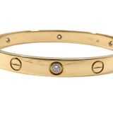 カルティエ Cartier ラブブレス 6Pダイヤモンド 750YG ジュエリー