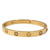 カルティエ Cartier ラブブレス 6Pダイヤモンド 750YG ジュエリー