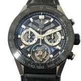 タグ・ホイヤー TAG HEUER カレラ キャリバーホイヤー02T トゥールビヨン CAR5A8Y.FC6377 ブラック チタン/ラバーストラップ メンズ 腕時計