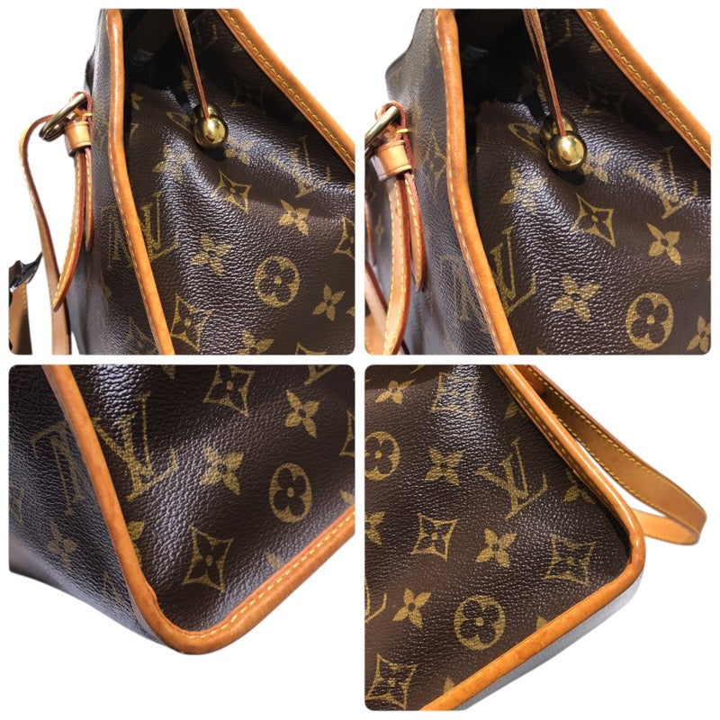 ルイ・ヴィトン LOUIS VUITTON ポパンクール・オ M40007 ブラウン モノグラムキャンバス レディース ハンドバッグ