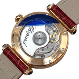 ショパール Chopard インペリアーレ 384319-5005 ホワイトシェル文字盤 K18PG/レザーストラップ 自動巻き レディース 腕時計
