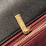 シャネル CHANEL ココハンドル32 AA92992 ブラック ゴールド金具 キャビアスキン レディース ショルダーバッグ