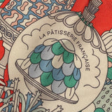 エルメス HERMES カレ45 La Patisserie Francaise シルク レディース スカーフ