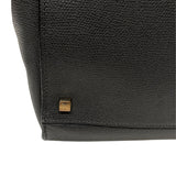 Valextra ヴァレクストラ 2WAY ハンドバッグ グレー/グリーン ゴールド金具 レザー/ファー レディース トートバッグ