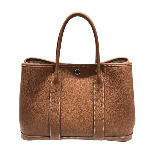 エルメス HERMES ガーデンパーティTPM Y刻 ゴールド SV金具 ネゴンダ レディース ハンドバッグ