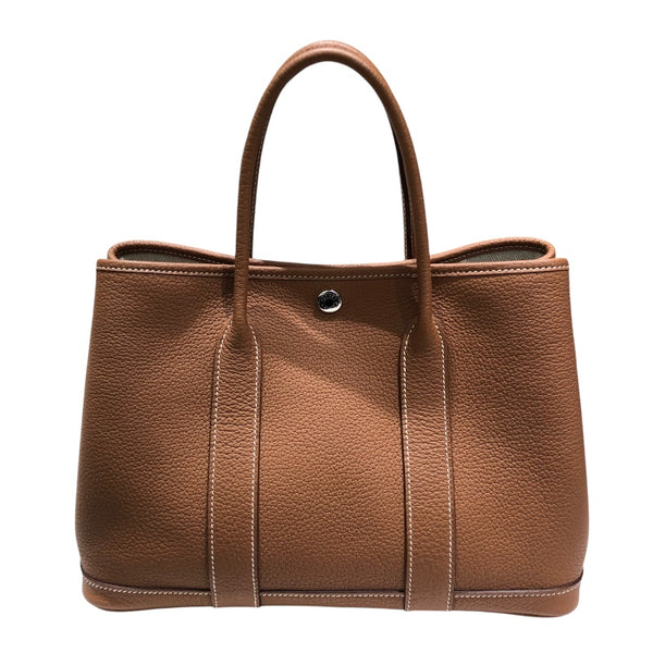 エルメス HERMES ガーデンパーティTPM Y刻 ゴールド SV金具 ネゴンダ レディース ハンドバッグ