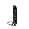 シャネル CHANEL キーリング付コインケース A68885 ブラック×シルバー金具 キャビアスキン レディース コインケース