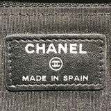 シャネル CHANEL キーリング付コインケース A68885 ブラック×シルバー金具 キャビアスキン レディース コインケース