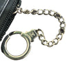 シャネル CHANEL キーリング付コインケース A68885 ブラック×シルバー金具 キャビアスキン レディース コインケース