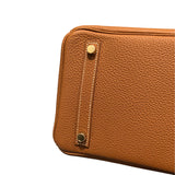 エルメス HERMES バーキン30 Z刻 ゴールド GD金具 トゴ レディース ハンドバッグ