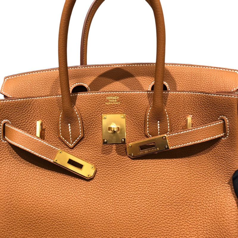 エルメス HERMES バーキン30 Z刻 ゴールド GD金具 トゴ レディース ハンドバッグ