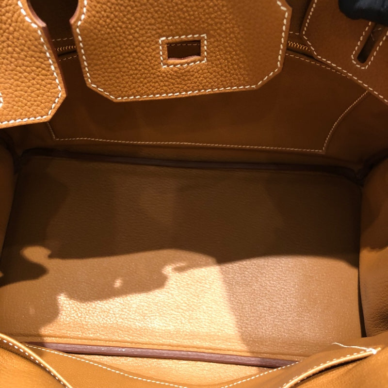 エルメス HERMES バーキン30 Z刻 ゴールド GD金具 トゴ レディース ハンドバッグ
