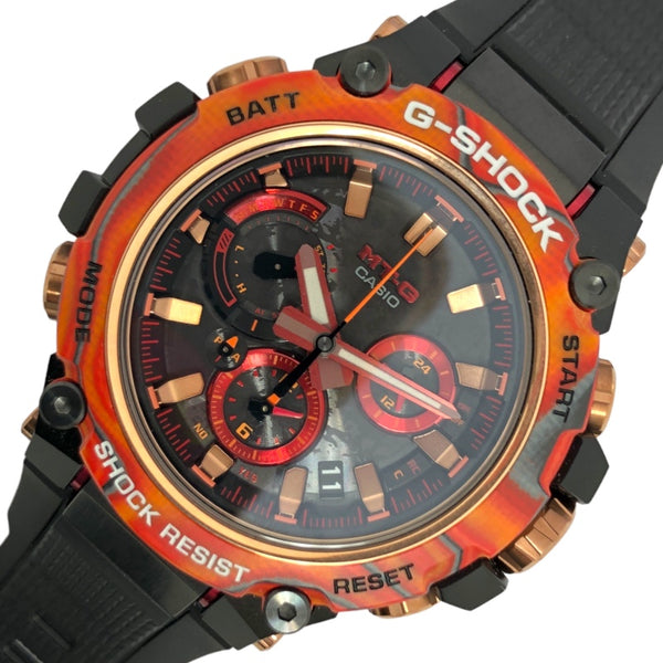カシオ CASIO G-SHOCK MT-G G-SHOCK 40周年記念 フレアレッド MTG-B3000FR-1AJR レッド SS/カーボン/ラバーベルト クオーツ メンズ 腕時計