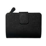 プラダ PRADA サフィアーノ トライアングル ウォレット 1ML018-QHH-F0002 ブラック サフィアーノレザー レディース 二つ折り財布