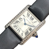 カルティエ Cartier タンク マスト ウォッチ SM W4TA0016 SS/レザーベルト クオーツ レディース 腕時計