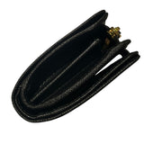 プラダ PRADA サフィアーノ トライアングル ウォレット 1ML018-QHH-F0002 ブラック サフィアーノレザー レディース 二つ折り財布