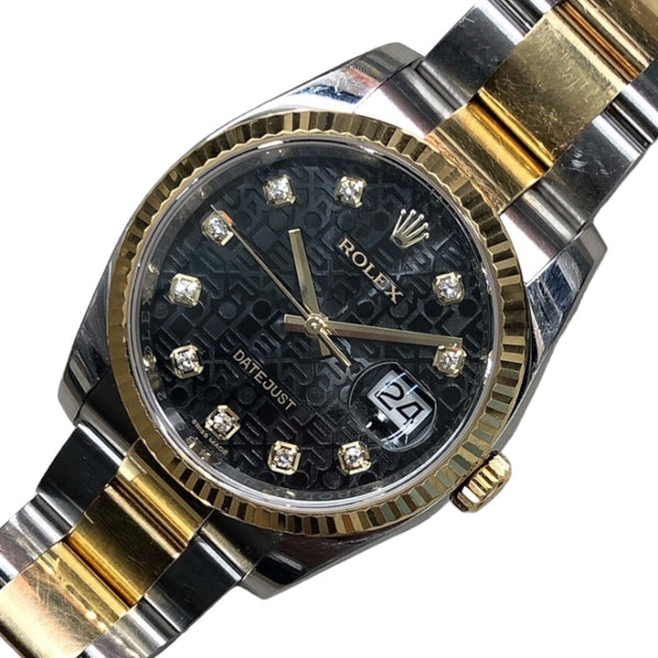 ロレックス ROLEX デイトジャスト36　ホリコン 116233G K18YG/SS メンズ 腕時計