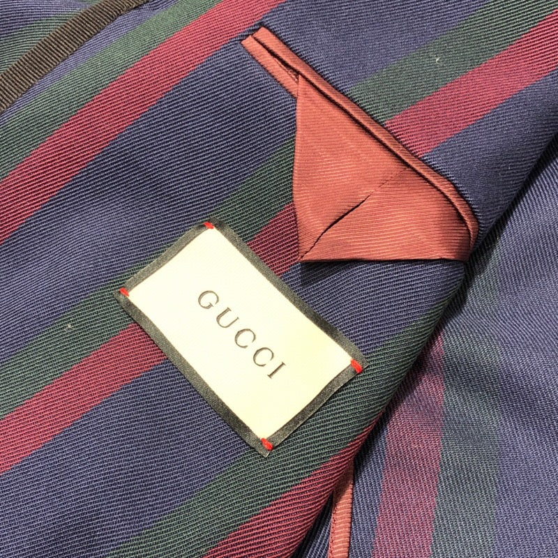 グッチ GUCCI タイガーワッペン テーラードジャケット 581851 コットン、レーヨン テーラードジャケット