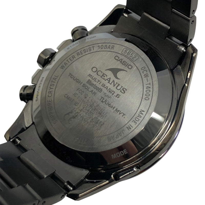 カシオ CASIO オアシス クラシックイン OCW-T4000AWB-2AJF ブルー チタン クオーツ メンズ 腕時計 |  中古ブランドリユースショップ OKURA(おお蔵)