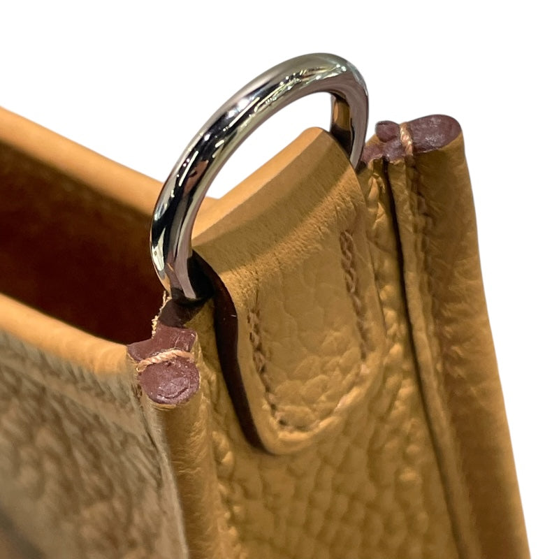 エルメス HERMES エヴリンTPM K刻印 ビスキュイ シルバー金具 トリヨン