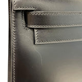 エルメス HERMES ケリー28 外縫い □A刻印 ボックスカーフ レディース ハンドバッグ