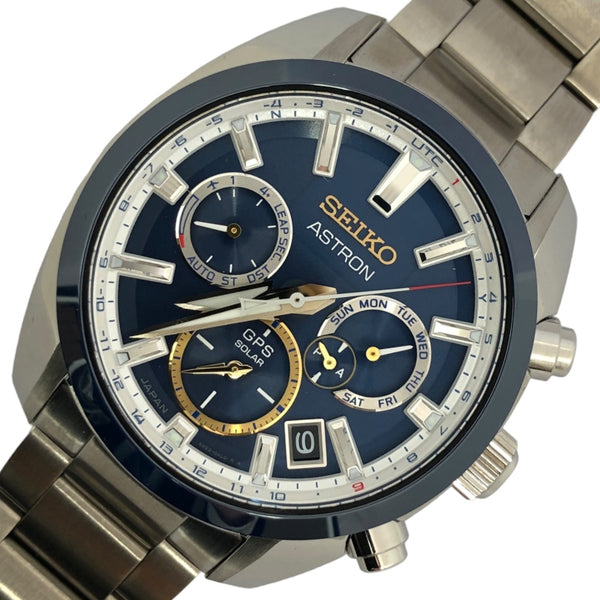 セイコー SEIKO アストロン ノバク・ジョコビッチ 2020年限定モデル SBXC045 ブルー SS クオーツ メンズ 腕時計
