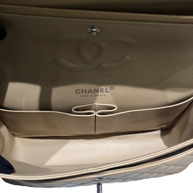 シャネル CHANEL マトラッセ25 A01112 ベージュ SV金具 キャビア レディース ショルダーバッグ