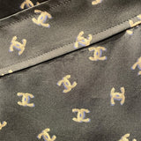 シャネル CHANEL ココマーク総柄シルクカットソー P44324 グレー シルク レディース カットソー