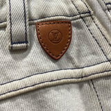 ルイ・ヴィトン LOUIS VUITTON モノグラムラインデニムパンツ FLPX80 コットン レディース デニムパンツ