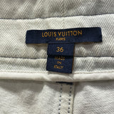 ルイ・ヴィトン LOUIS VUITTON モノグラムラインデニムパンツ FLPX80 コットン レディース デニムパンツ