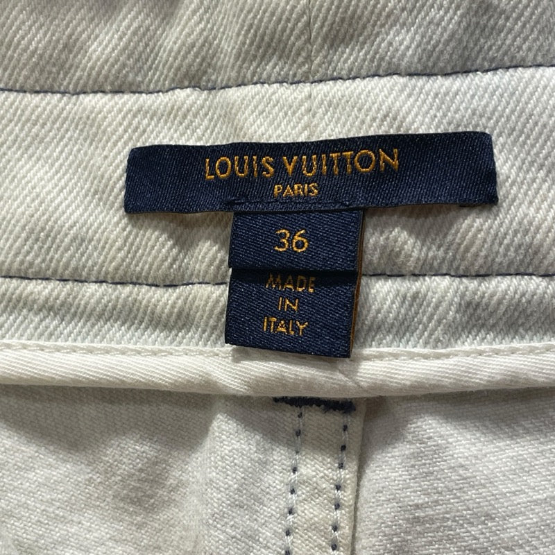 ルイ・ヴィトン LOUIS VUITTON モノグラムラインデニムパンツ FLPX80 コットン レディース デニムパンツ