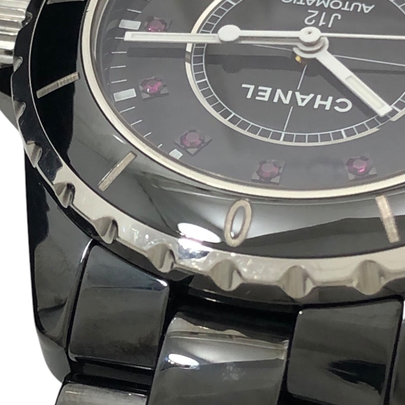 シャネル CHANEL J12 38mm H1635 ブラック セラミック/SS メンズ 腕時計