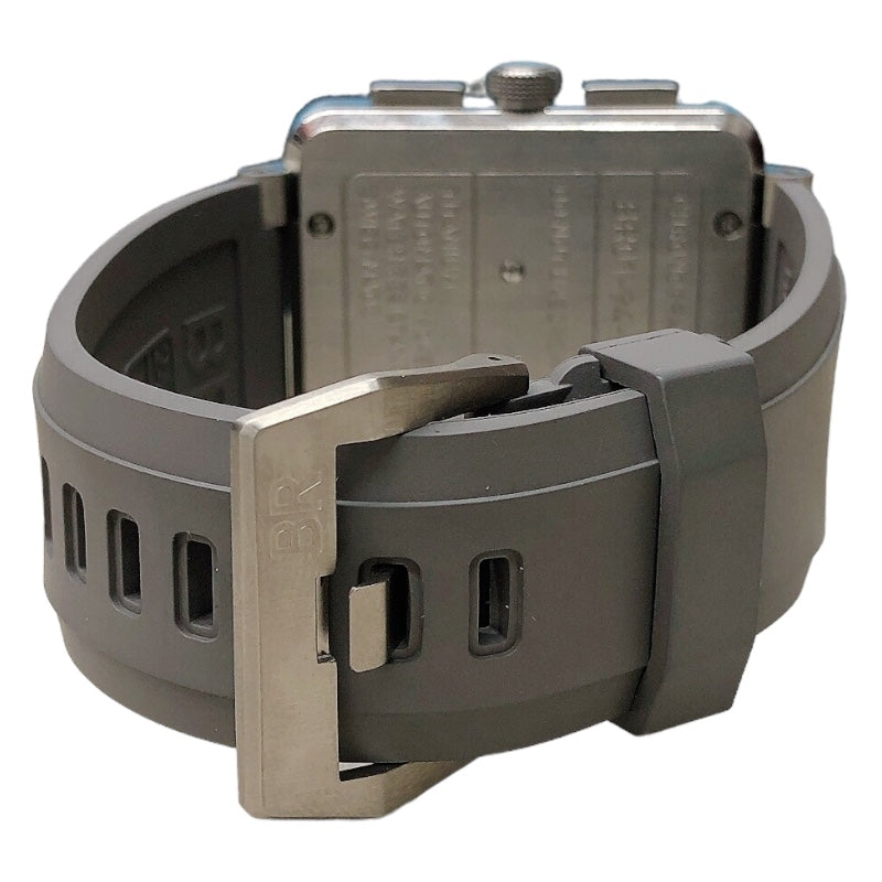 ベル＆ロス Bell & Ross プロチタニウム BR01-94-TT グレー チタン/ラバーベルト 自動巻き メンズ 腕時計