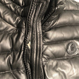 モンクレール MONCLER DUPRES レザーダウンベスト ブラック メンズ ダウンベスト