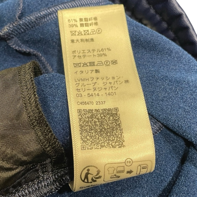 セリーヌ CELINE ロゴ刺繍トラックパンツ 2Z576859W ネイビー ポリエステル レディース パンツ