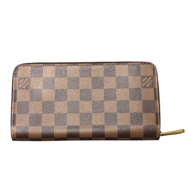 ルイ・ヴィトン LOUIS VUITTON ジッピーウォレット N60046 エベヌ ダミエキャンバス ユニセックス 長財布